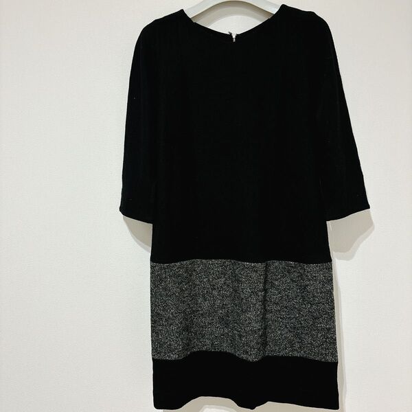 ミッシェルクラン MICHEL KLEN 膝下 ワンピース 【美品】 38 冬