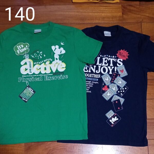 IGNIO イグニオ 半袖 半袖Tシャツミッキー ディズニー キッズ 140