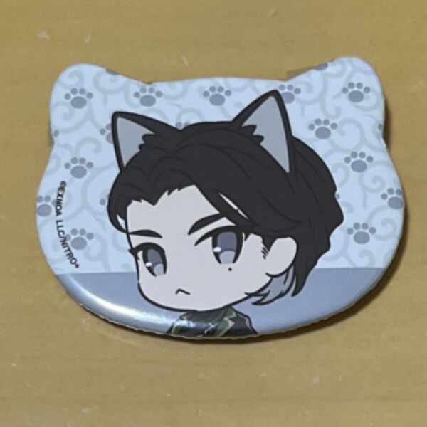 刀剣乱舞 刀猫男士 猫耳缶バッジ 稲葉江