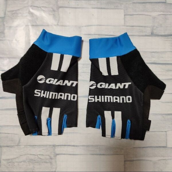 支給品 GIANT SHIMANO グローブ ジャイアントシマノ 手袋 S サイクルジャージ ロードバイク 自転車