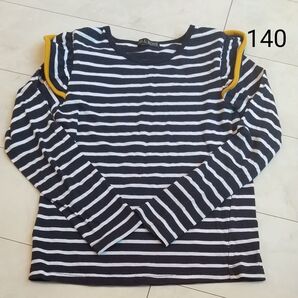 ボーダー★ カットソー140