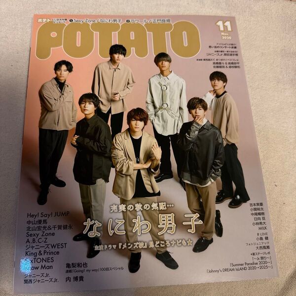POTATO(ポテト) 2020年11月号 (ワン・パブリッシング)