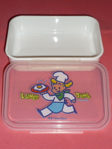 * ultra rare! retro Yamato Bank o Sam character lunch box . lunch box ( not for sale )*