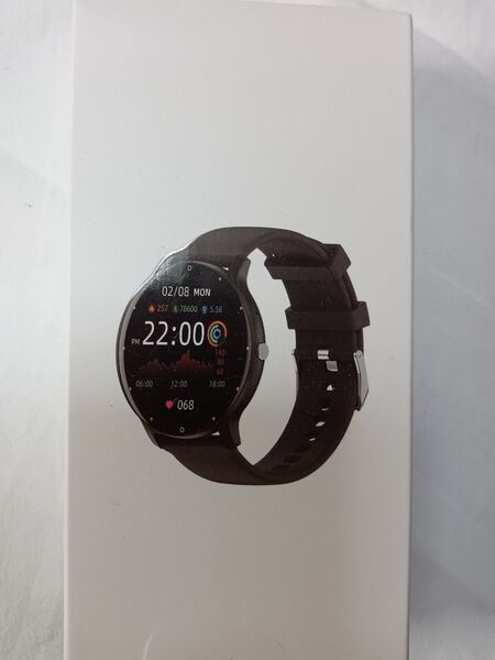 スマートウォッチ ブラック、男女兼用、完全新品未使用品、高性能【機能多数搭載】
