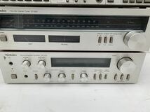 動作品 レトロ ★ Technics テクニクス アンプ SU-V22.ST-S22.RS-M202チューナー　Wカセットデッキ_画像4