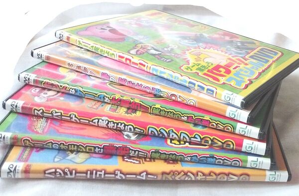 DVD テレビゲーム実況6本セット 配送中割れ難い 薄型ブラックケースに変更収録ゲームは各2枚目の写真参照カドカワゲームムック