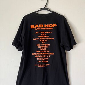 BADHOP Tシャツ 黒オレンジ