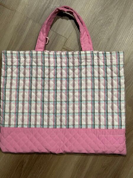 【中古】幼稚園 小学校 トートバッグ 手提げ 習い事バッグ