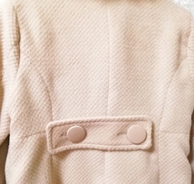 ブルーフォックスファーピンクベージュロングコート Blue fox fur pink beige long coat_画像2