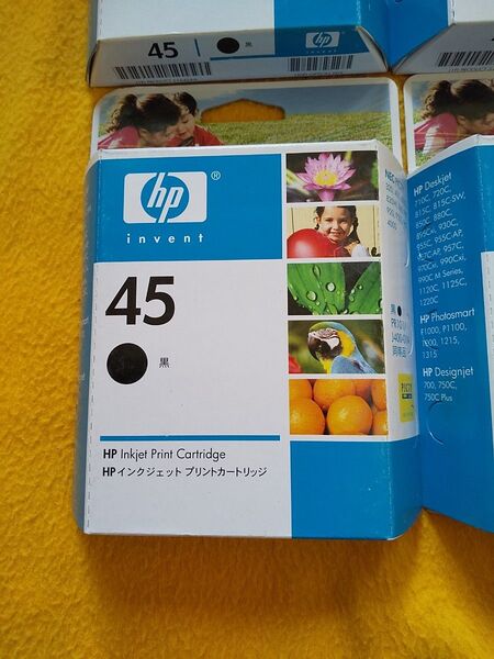 HPプリンター用インク HP45 未使用・未開封品 PR101/J400-01A同等 NEC Picty対応 期限切れジャンク