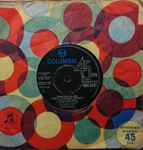 ☆特選☆FREDDIE&THE DREAMERS/SONGS FROM THE FILM''WHAT A CRAZY WORLD''1964UK COLUMBIA EPS