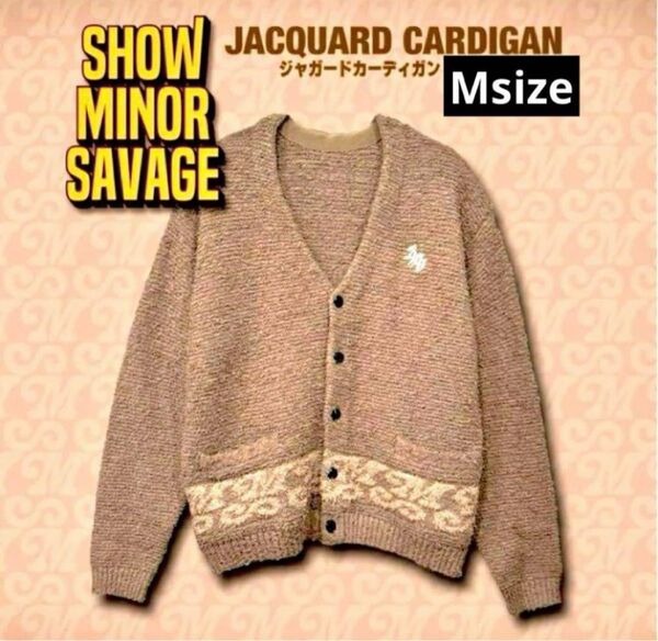ShowMinorSavage ジャガードカーディガンBMSG