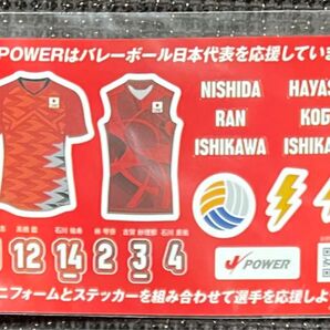 ネーションズリーグ 2024 バレーボール 日本代表 シール ステッカー
