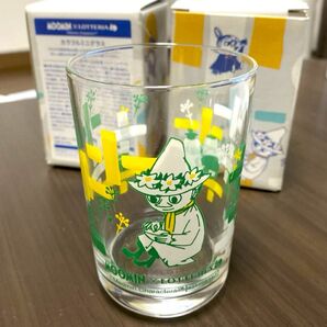 ロッテリア ムーミン 箱付き 新品未使用 カラフルミニグラス 2点セット スナフキン 最終値下げ