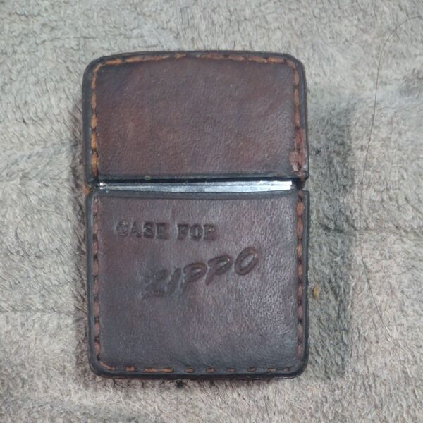 ZIPPO レザー ジッポー ジッポ 革巻き 喫煙具 本革 ライター ジッポライター 茶
