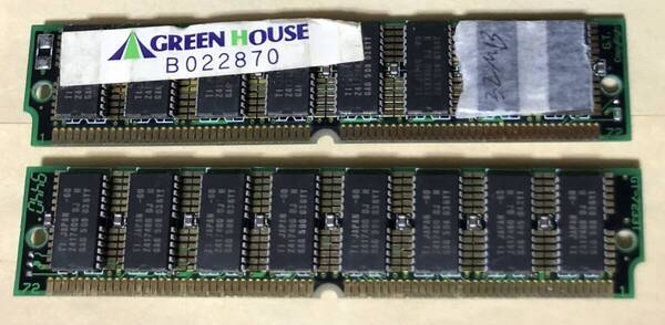 72pin 32MB(60ns) SIMMx2枚=64MB