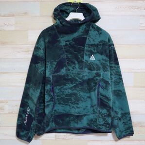 新品 XLサイズ NIKE ACG ナイキ ACG Wolf Tree メンズ オールオーバー プリント プルオーバー パーカー ポーラーテック