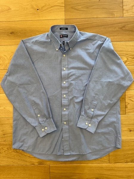 ■古着 CHAPS チャップス シャツ XL相当サイズ■シンプル ビジネス スーツ
