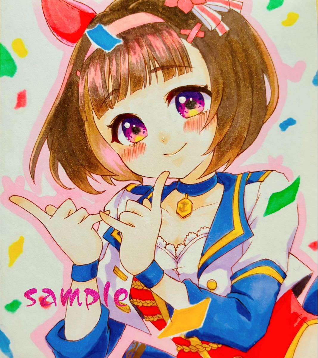 Yahoo!オークション -「ウマ娘 色紙」(手描きイラスト) の落札 Yahoo!オークション -「ウマ娘 色紙」(手描きイラスト) の落札