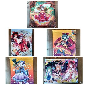 東方プロジェクト タペストリー セット まとめ売り 東方project展 アトレ 博麗神社例大祭 博麗神社秋祭り kirero なつめえり霊夢