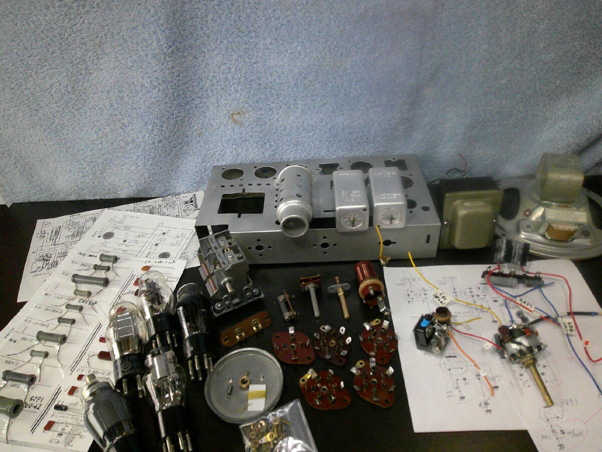 真空管ラジオ 5球スーパー 制作キット 部品取り付け済み その5 真空管ラジオ 5球スーパー 制作キット 部品取り付け済み その5