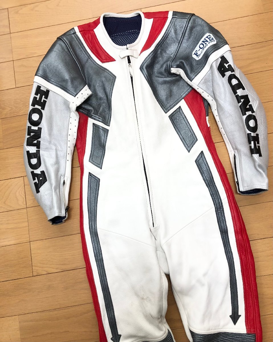 Yahoo!オークション -「f-one」(革ツナギ) (バイクウエア、装備 Yahoo!オークション -「f-one」(革ツナギ) (バイクウエア、装備