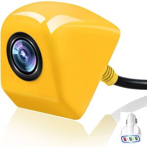 100万画像汎用リアカメラ バックカメラ ナンバープレート取付 12V 超小型 高画質 超強暗視 防水日本語説明書 RCA接続 シガーソケット