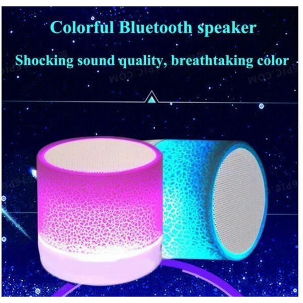 送料無料 未使用品 bluetooth スピーカー ポータブル ミニ ワイヤレス スピーカー led プレーヤー tf usb Mp3 サウンド音楽 f15