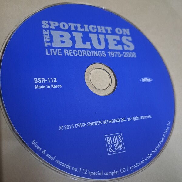 SPOTLIGHT ON THE BLUES / 1975 -2008 CD ディスクのみ
