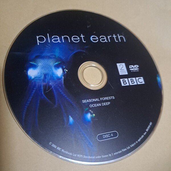 planet earth DVD ディスク4のみ