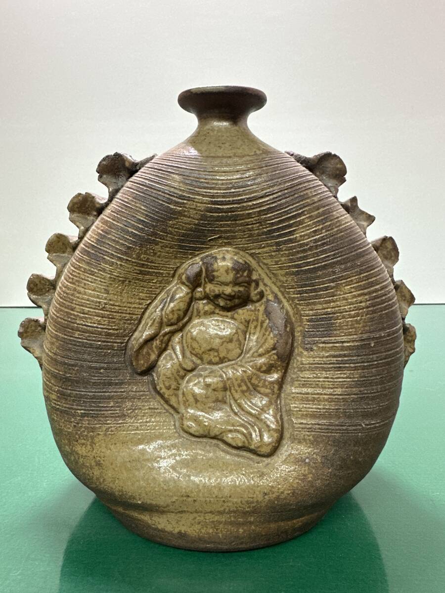 備前焼 酒器 人形徳利 難有②