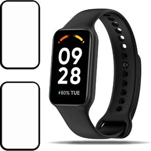 d-886 Qrivp フィルム Redmi Smart Band 2 ガラスフィルム 【2枚セット 】日本旭硝子素材製 Xiaomi Redmi Smart Band 2 専用 フィルム