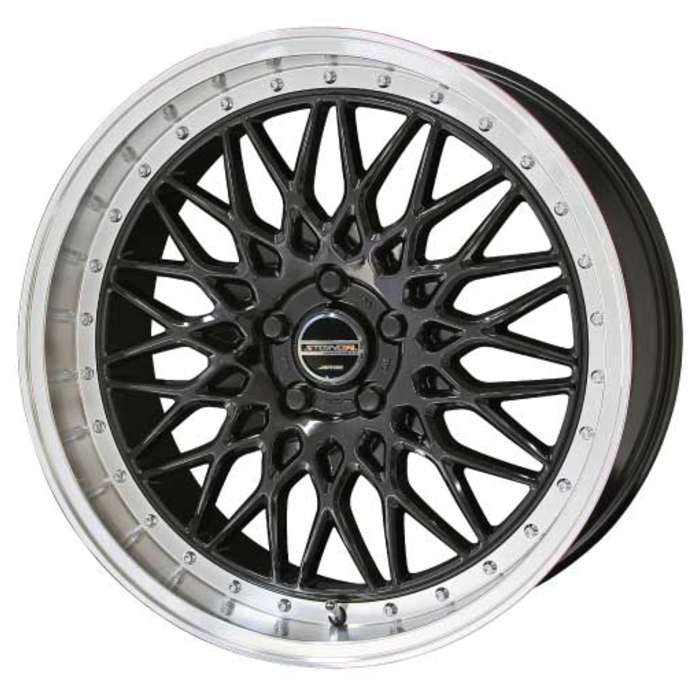 YOKOHAMA ADVAN APEX V601 235/40R19 STEINER FTX オニキスブラック 19インチ 9J+40 5H-114.3 4本セット