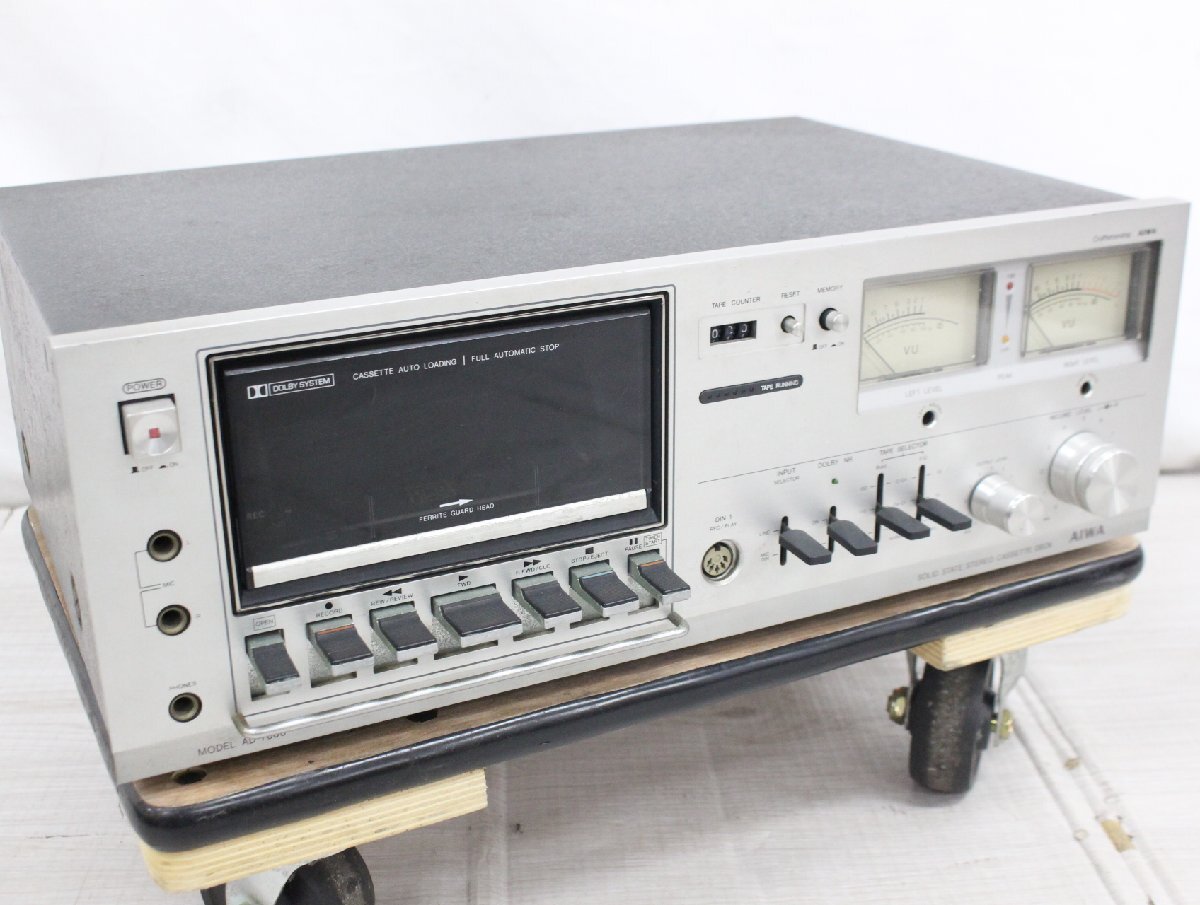 Yahoo!オークション -「aiwa ad-7600」(一般) (カセットデッキ Yahoo!オークション -「aiwa ad-7600」(一般) (カセットデッキ