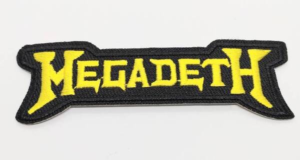 送料無料 メガデス MEGADETH ロックバンド アイロン 刺繍 ワッペン アップリケ アメリカン雑貨 スマアク