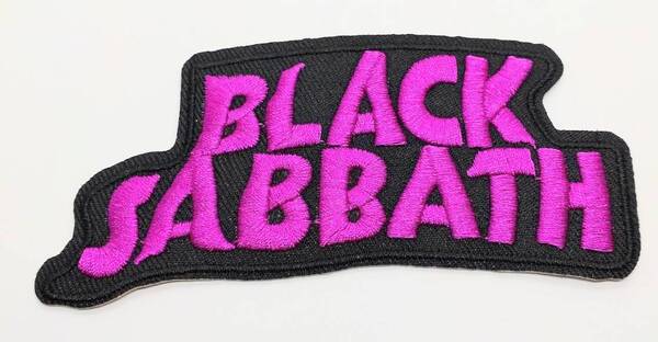 送料無料 ブラック・サバス パープル ロックバンド アイロン 刺繍 ワッペン アップリケ アメリカン雑貨 スマアク