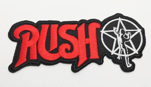 送料無料 ラッシュ RASH ロックバンド アイロン 刺繍 ワッペン アップリケ アメリカン雑貨 スマアク