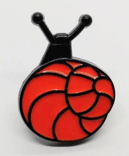 送料無料 かたつむり アイマイ まいまい でんでんむし ピンブローチ ピンズ PINS バッジ バッヂ アメリカン雑貨 スマアク