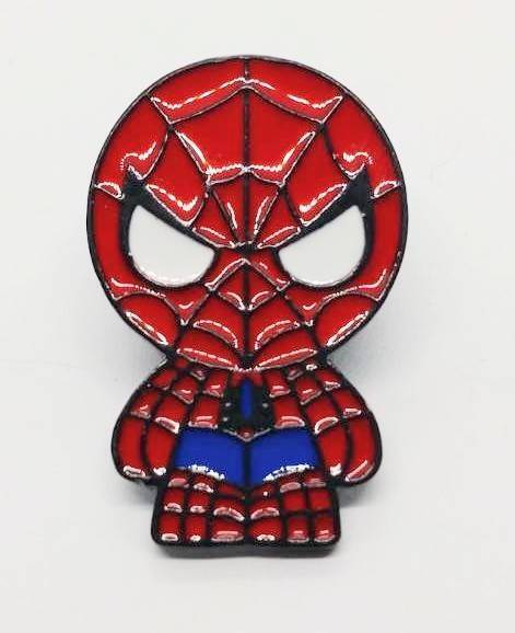 送料無料 スパイダーマン デフォルメ ピンブローチ ピンズ PINS バッジ バッヂ アメリカン雑貨 スマアク