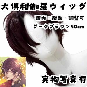 ウィッグ カツラ 大利伽羅 刀剣乱舞 コスプレ 実物写真有40㎝