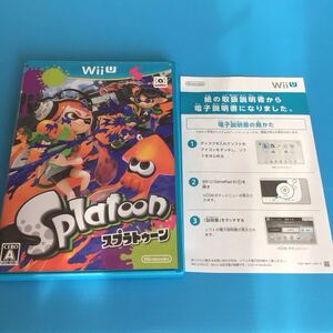 used WiiU ゲーム ソフト 「 スプラトゥーン 」Spla toon 動作確認済 / オンラインサービス終了のため、一部のモードのみ遊べます