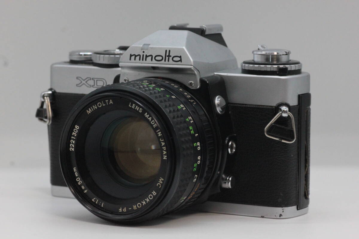 ☆良品☆ MINOLTA ミノルタ XD + NEW MC 50mm F1.7 #2060 ミノルタ ☆良品☆ MINOLTA ミノルタ XD + NEW MC 50mm F1.7 #2060 ミノルタ