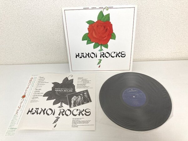 送料無料 ■ LP 帯付 HANOI ROCKS ハノイ・ロックス BANGKOK SHOKS SAIGON SHAKES 25PP-65