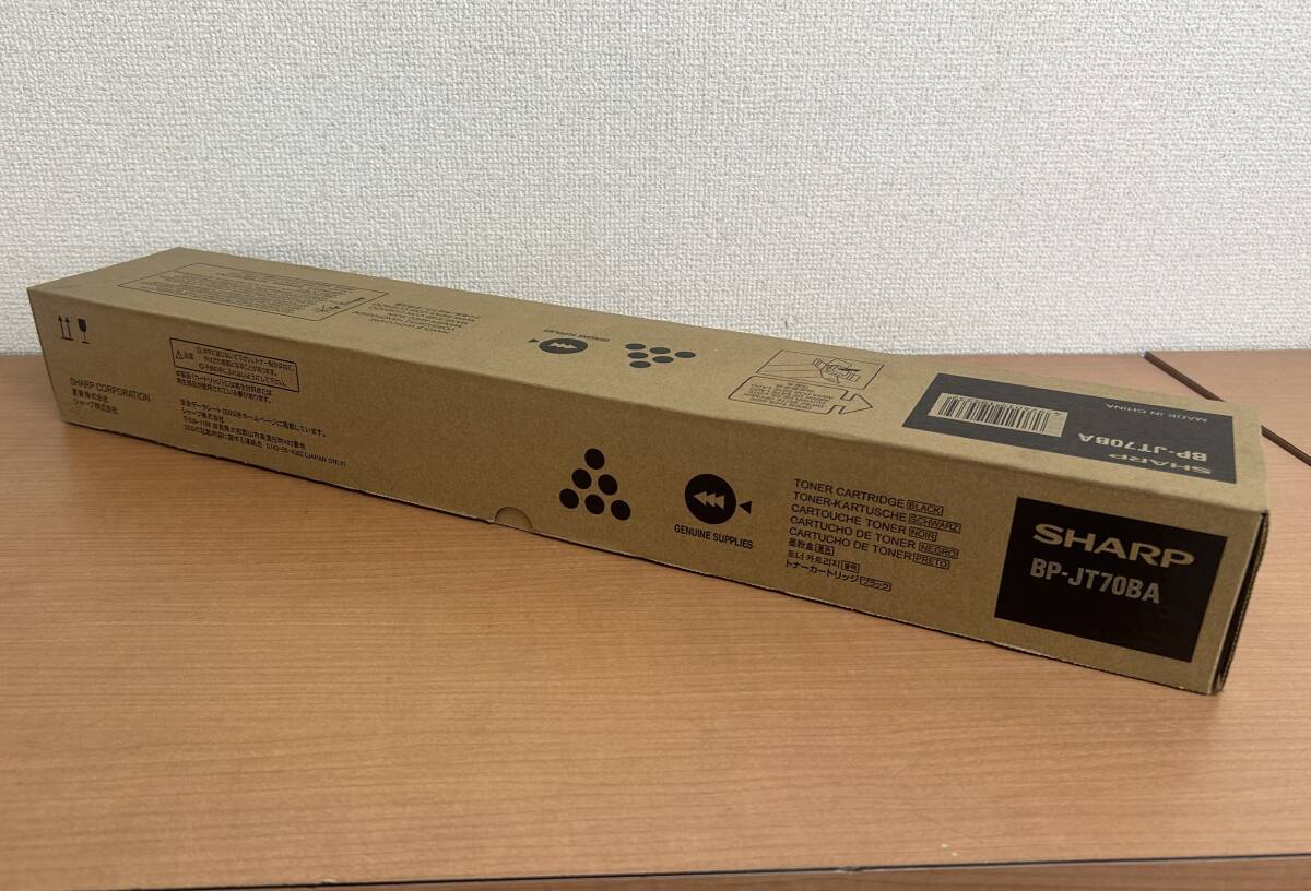 △SHARP 純正トナー BPJT70BA 黒 ブラック BP-JT70BA ▽H0001554