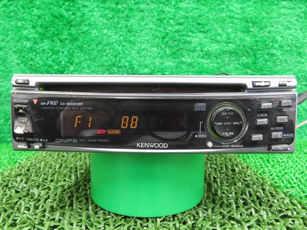 『psi』 ケンウッド DR-F900 1DINサイズ CDレシーバー GP-F700 DSP付き グラフィック イコライザー 【ジャンク品】