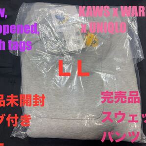 XL☆新品未開封☆UNIQLO ×KAWS +ウォーホル スウェットパンツ⑥