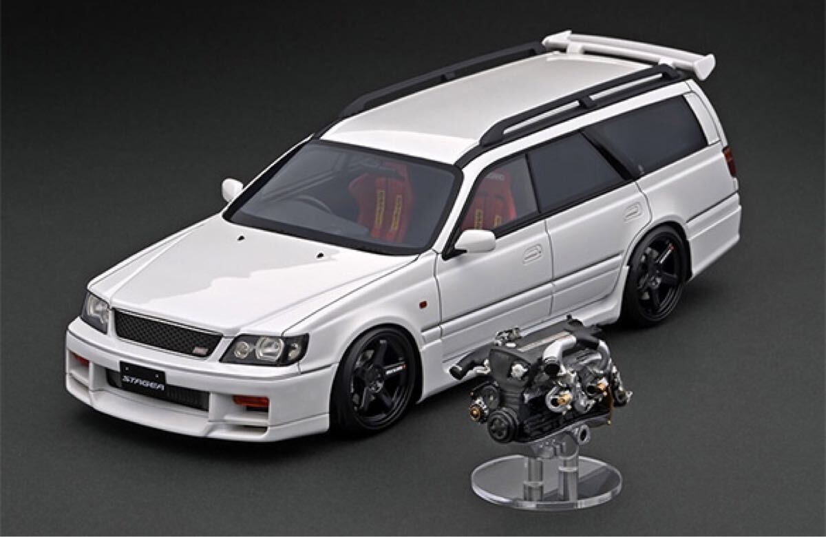 未開封】ステージア1/64 R34顔 3台 スカージア - メルカリ