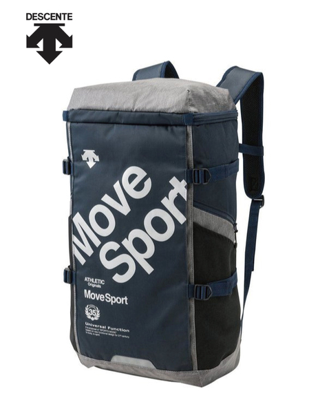 新品即決&送料無料!デサント MoveSport スクエアバックパックL(容量約40L)DMALJA05/NV