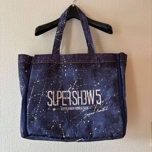 スーパージュニア SUPER SHOW5 リバーシブルトートバッグ スパショ5 SUPERJUNIOR SJ SS5 スジュ 韓国 Korea 男性アイドル エコバッグ A4可
