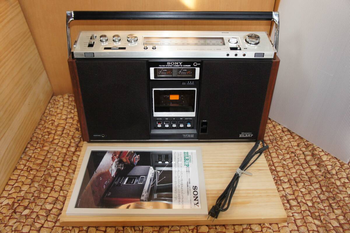 Amazon.co.jp: SONY ソニー CF-6600 FM/AMステレオラジオカセット STEREO ZILBA'P ジルバップ  木製キャビネット デラックスタイプ : 家電＆カメラ